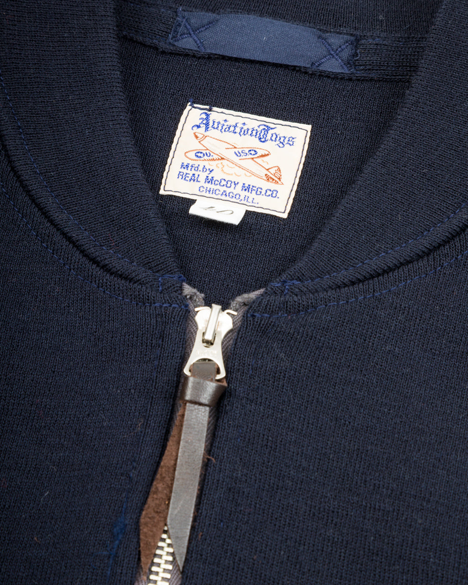 The Real McCoy's Winter Aviation Sweater - Navy - Standard & Strange