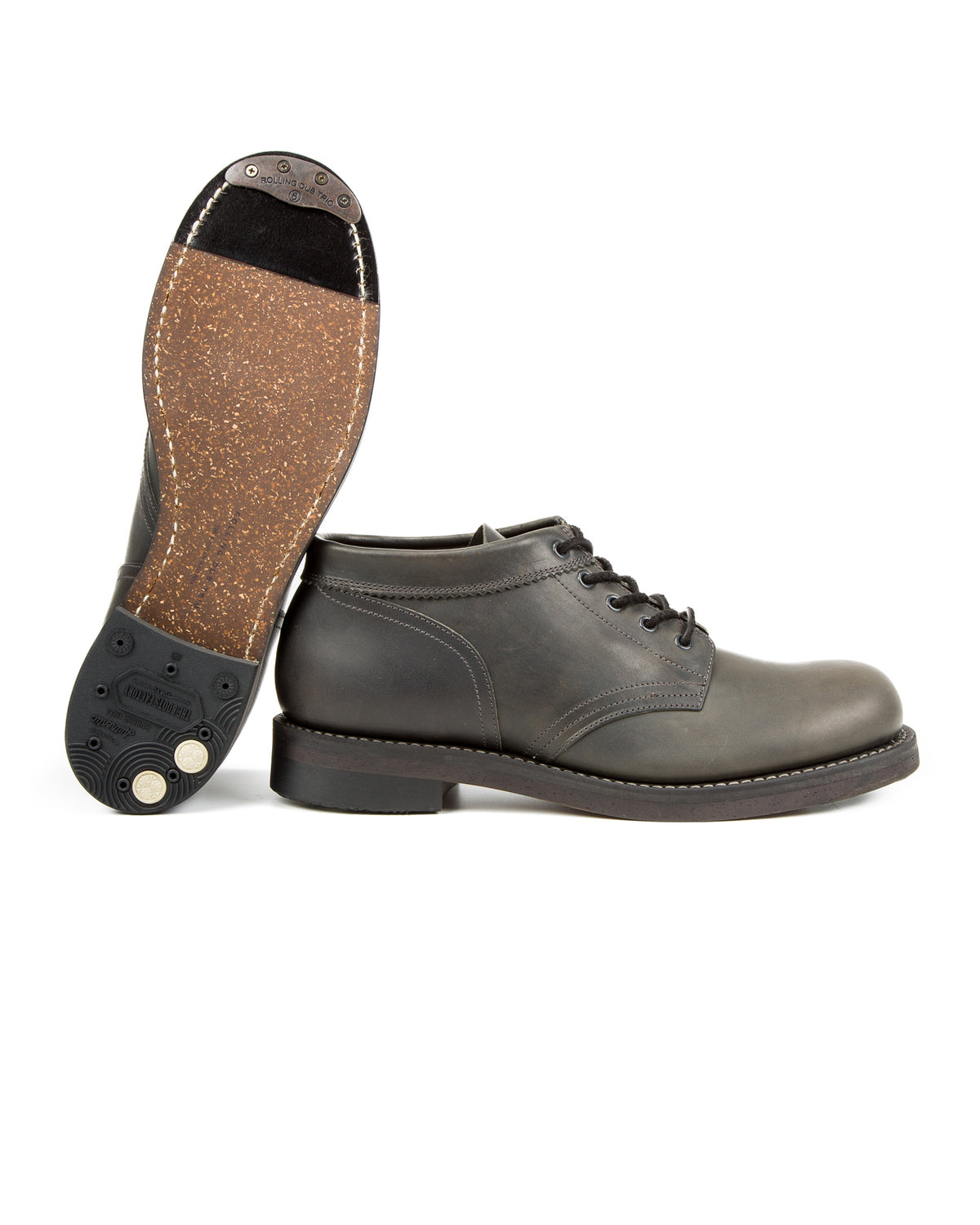 Rolling Dub Trio Coupen Mid-Cut Boots - Gray Guidi Calf - Standard & Strange