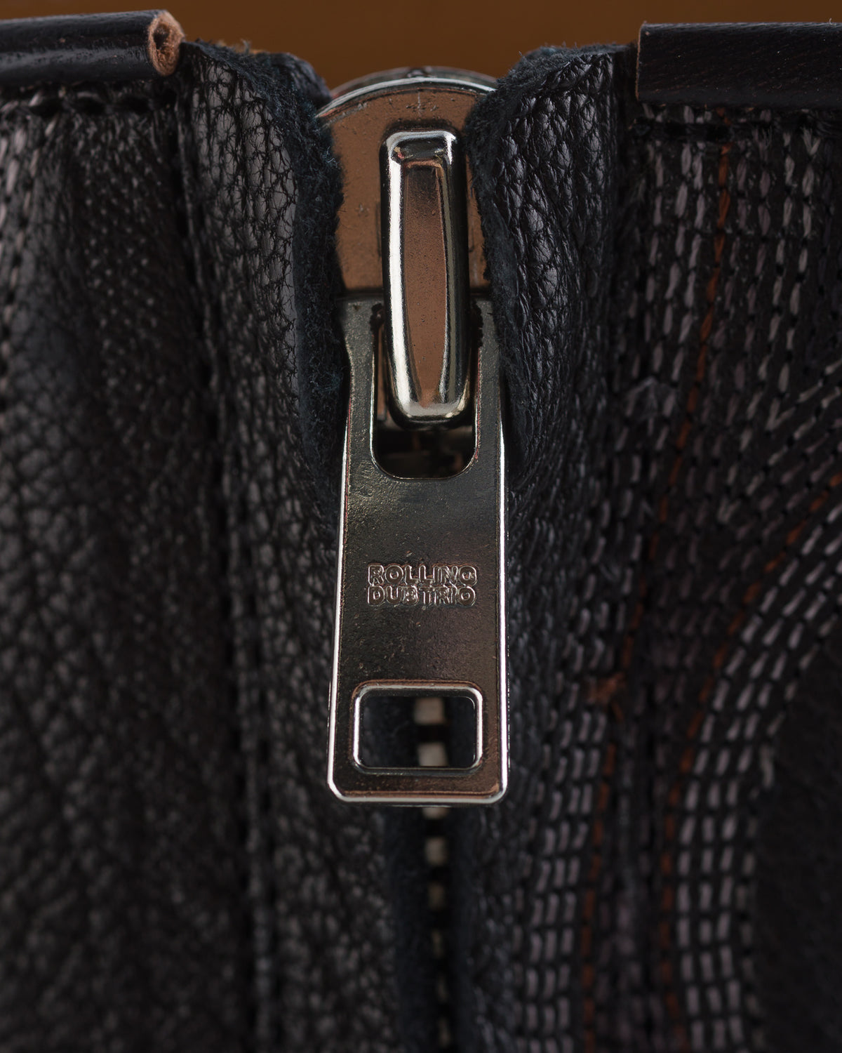 Rolling Dub Trio Loro Side Zip - Horsebutt Black Flame Embroidery - Standard & Strange
