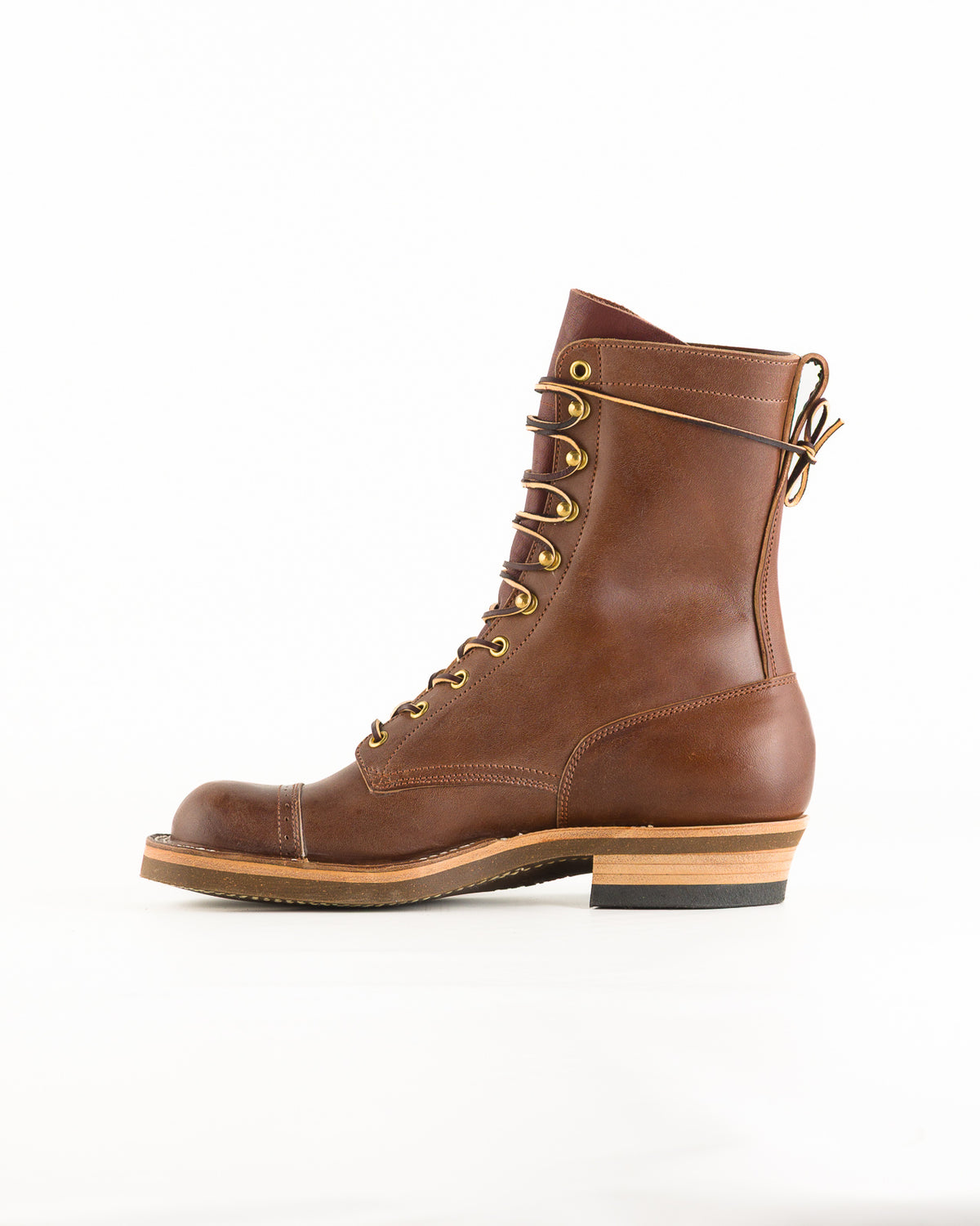 Rolling Dub Trio Roots 8.5" Boot - Brown Horsebutt - Standard & Strange