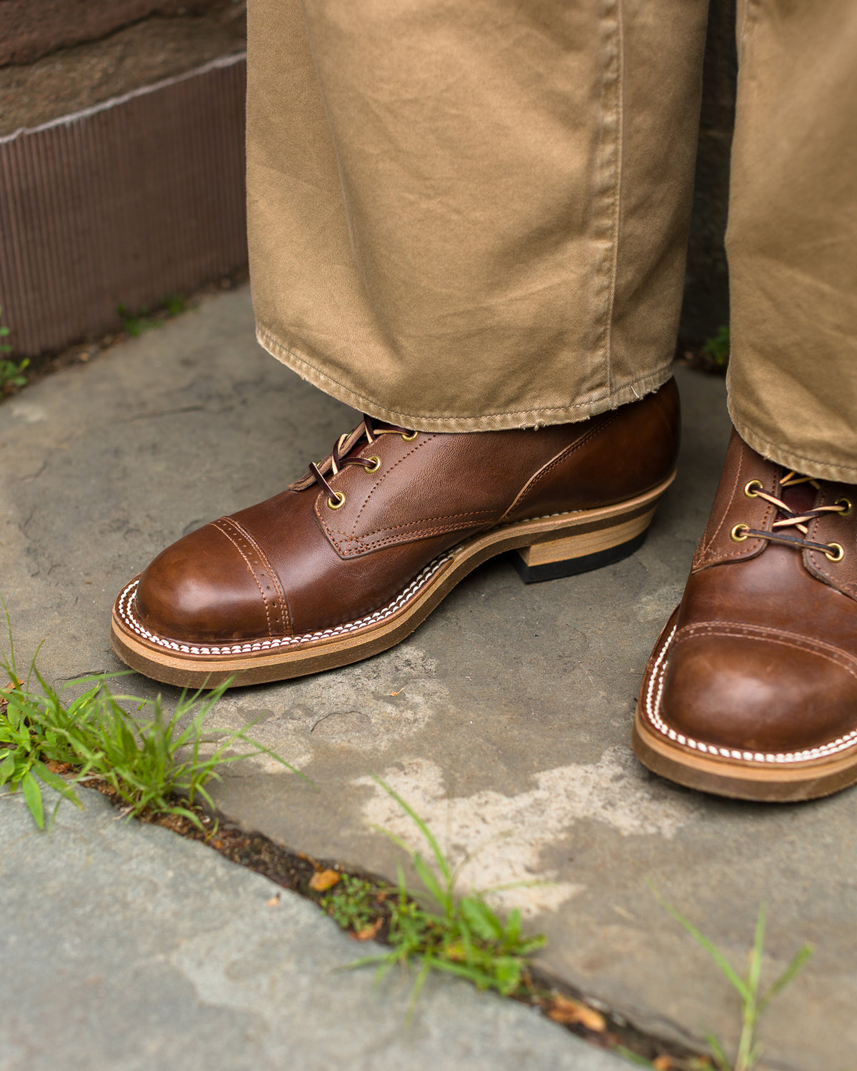 Rolling Dub Trio Roots 8.5" Boot - Brown Horsebutt - Standard & Strange