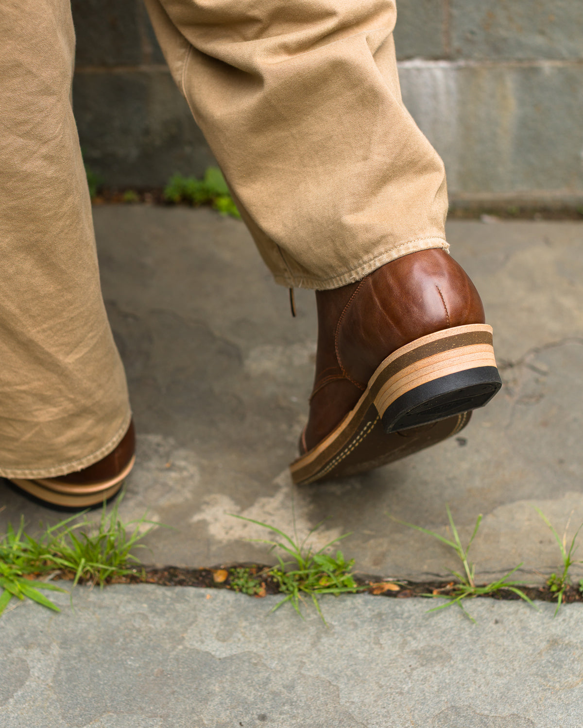 Rolling Dub Trio Roots 8.5" Boot - Brown Horsebutt - Standard & Strange