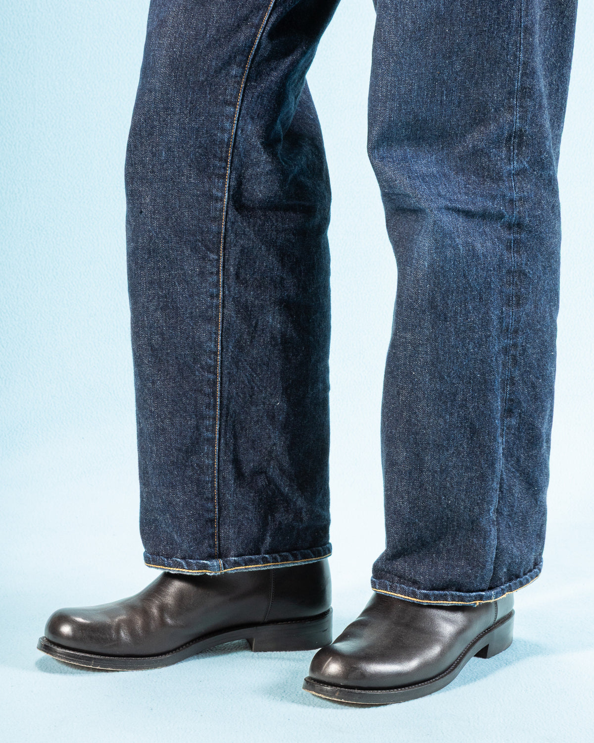 Rolling Dub Trio Rottweiler Riding Boots - All Black Horsehide - Standard & Strange