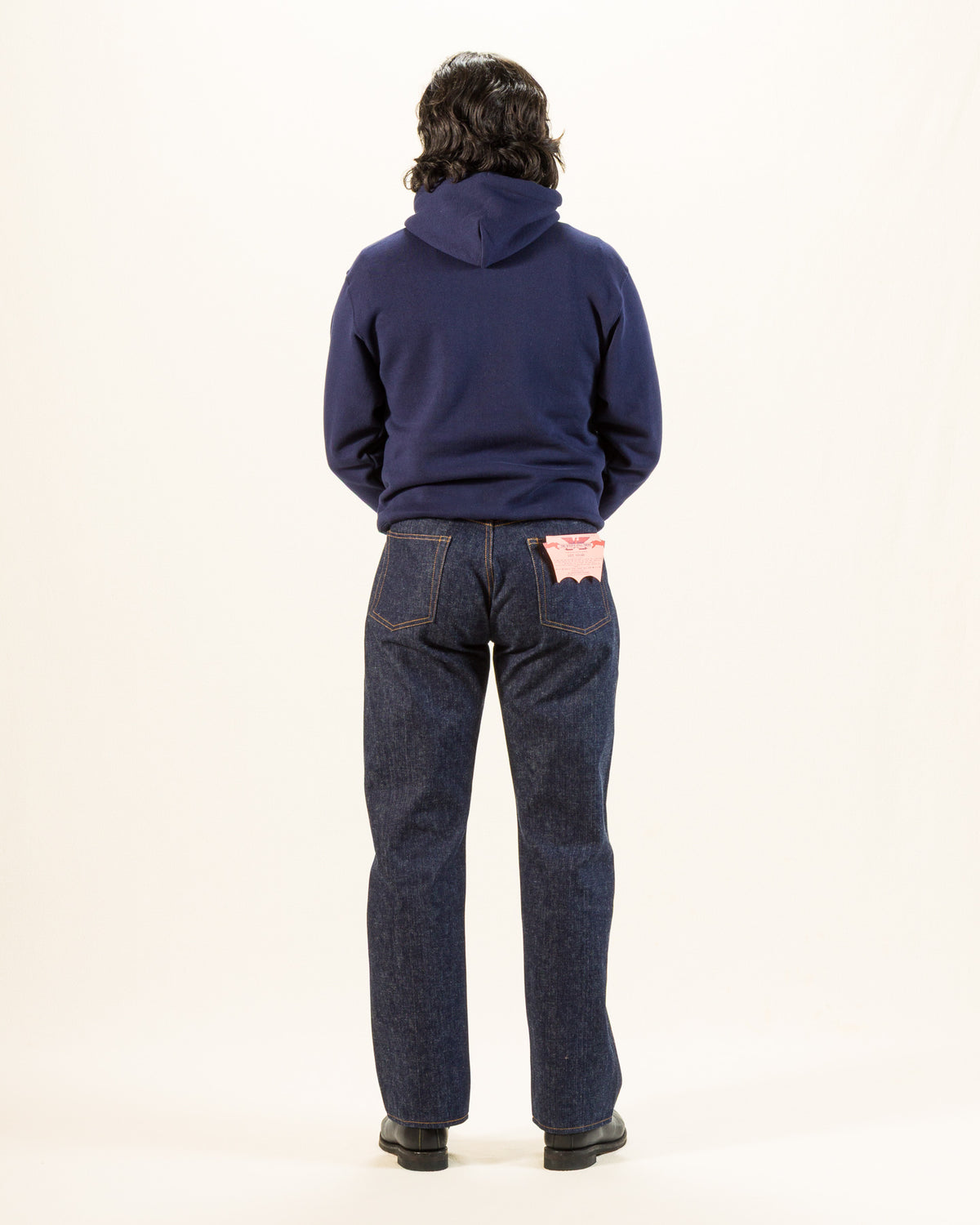 The Real McCoy's 10 oz Loopwheel Hooded Sweatshirt - Navy - Standard & Strange