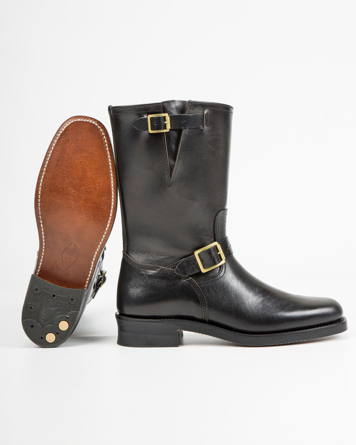 The Real McCoy's Buco Narrow Engineer Boots - Buttock - Standard & Strange