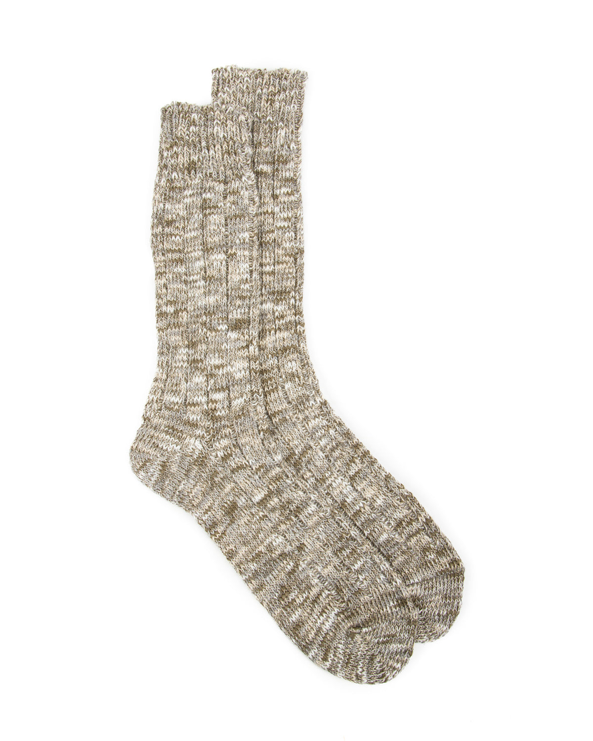 The Real McCoy's Outdoor Socks 'Camp' - O. Khaki - Standard & Strange