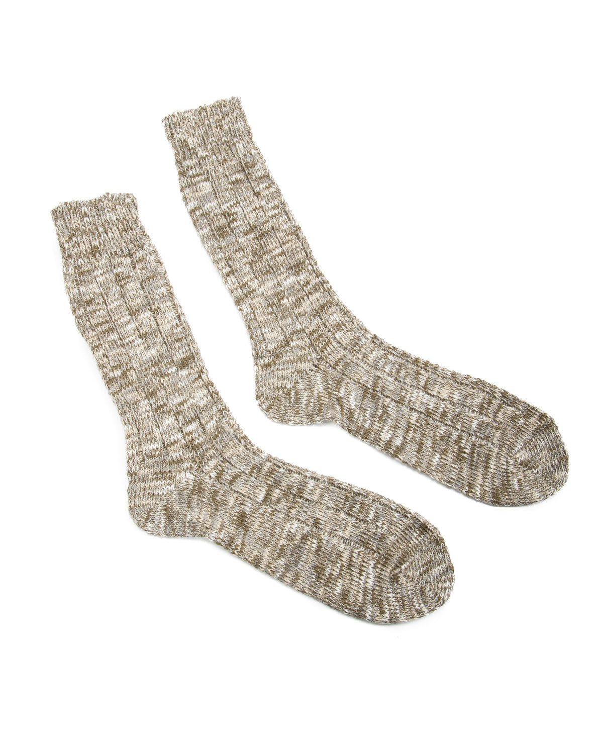 The Real McCoy's Outdoor Socks 'Camp' - O. Khaki - Standard & Strange