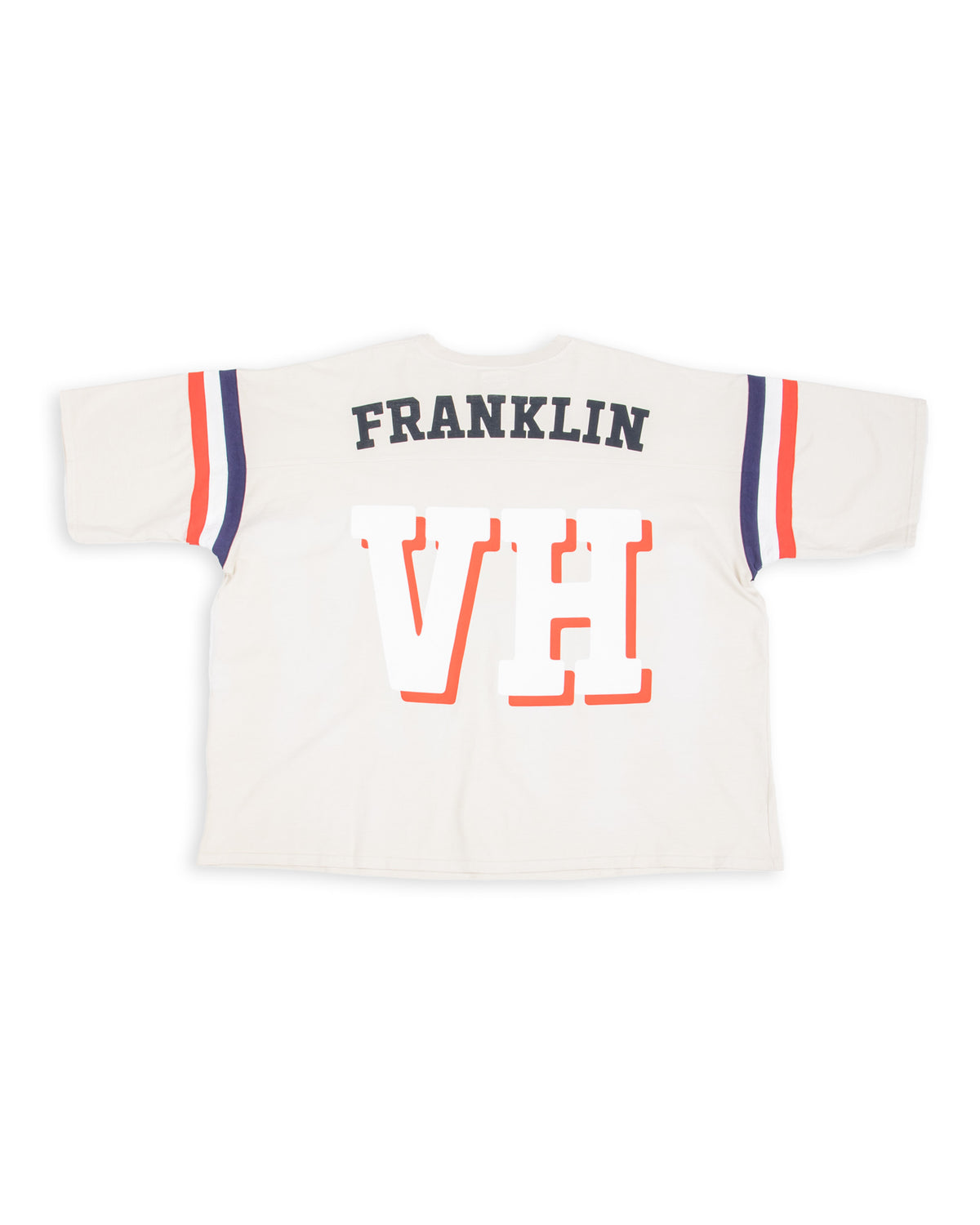 Vintage Heavy Franklin Football Jersey - Grey - Standard & Strange