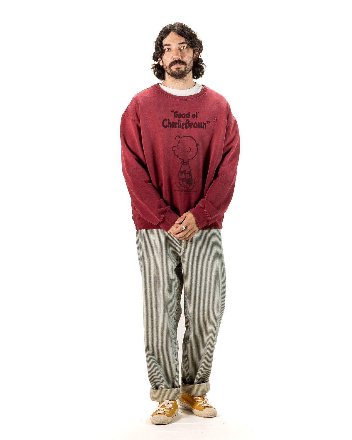 Vintage Heavy Good 'Ol Charlie Brown Sweatshirt - Red Sun Fade - Standard & Strange