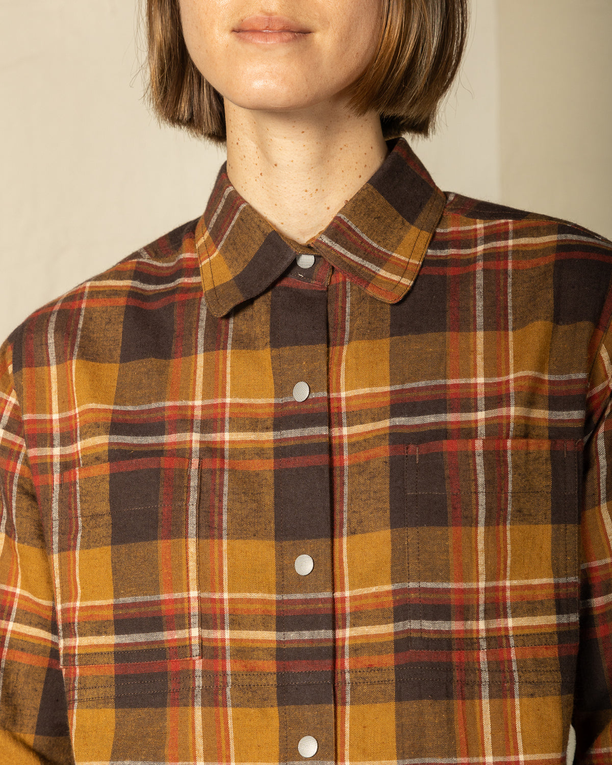 W'Menswear Crew Shirt - Check - Standard & Strange