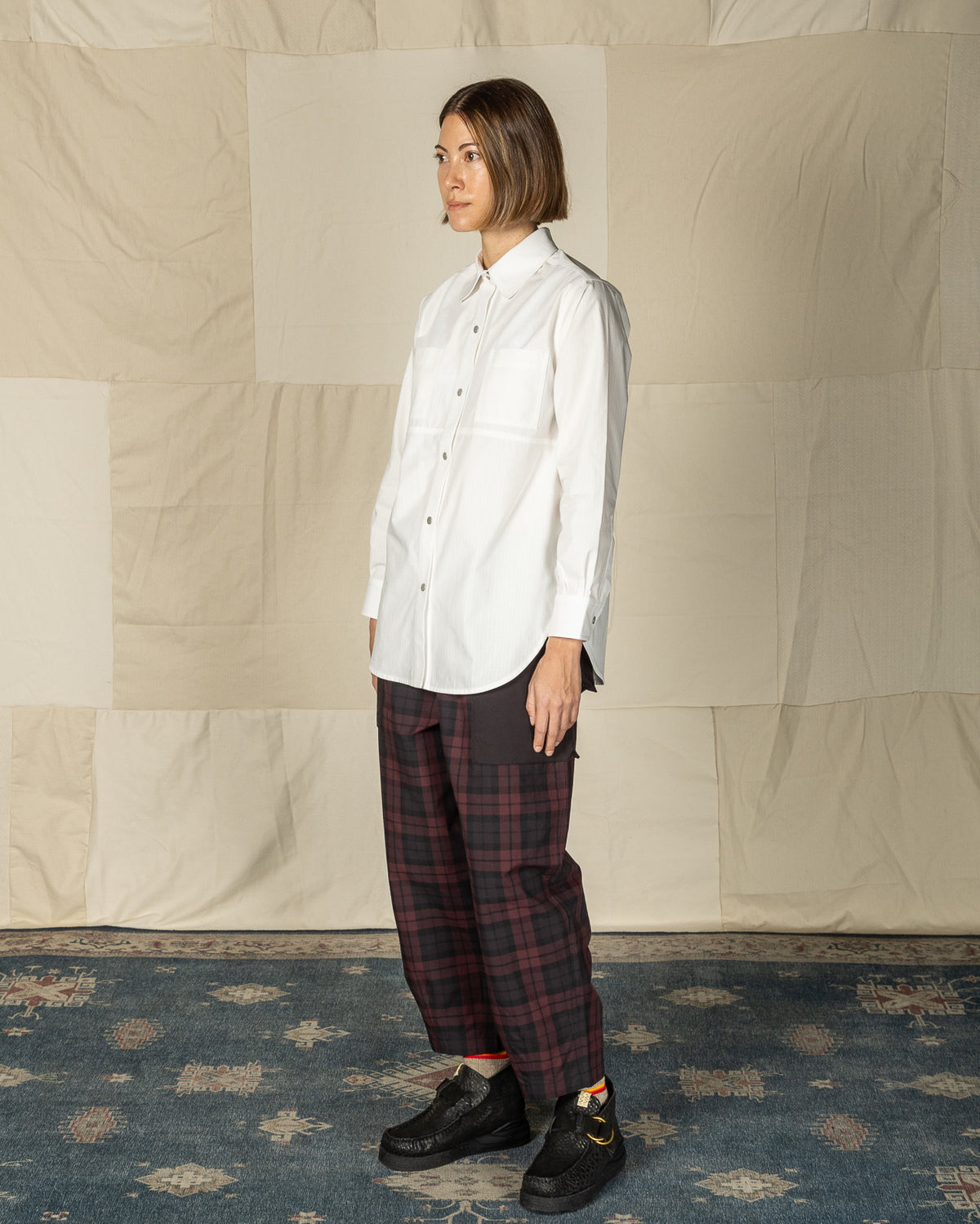 W'Menswear Crew Shirt - Off-White - Standard & Strange