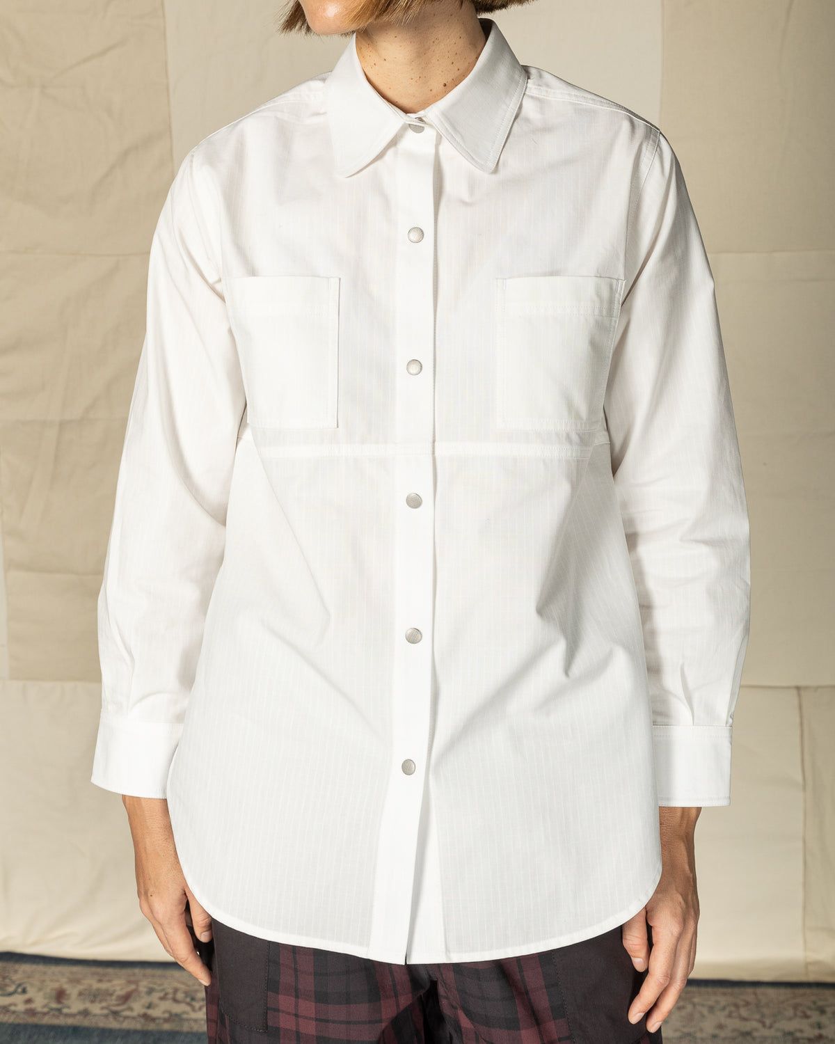 W'Menswear Crew Shirt - Off-White - Standard & Strange