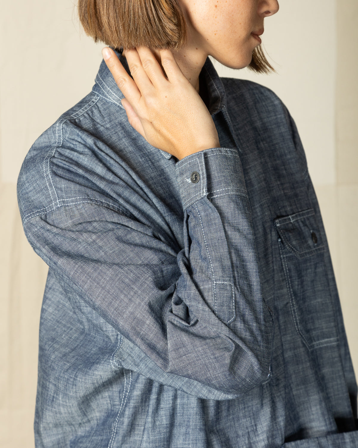 W'Menswear Mechanical Aid Shirt - Denim - Standard & Strange