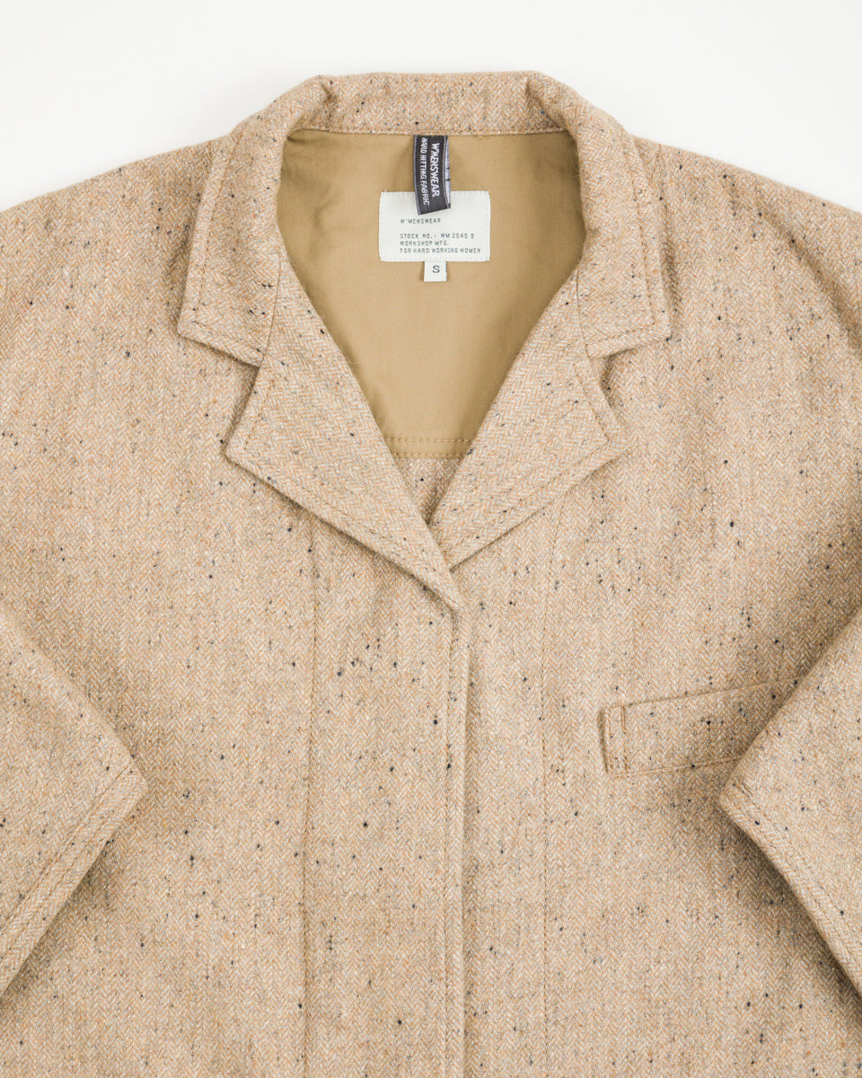 W'Menswear Service Blazer - Cream - Standard & Strange