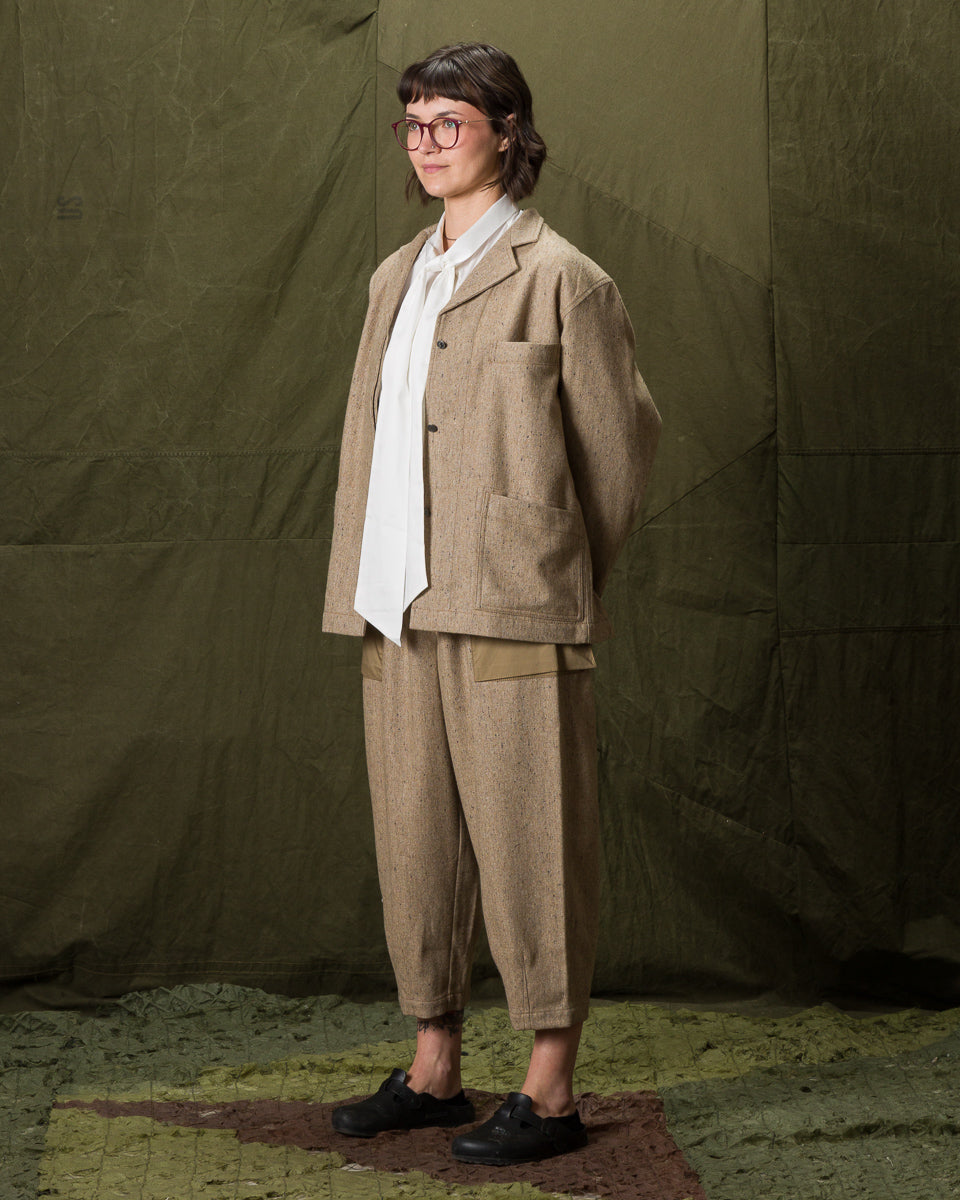 W'Menswear Service Blazer - Cream - Standard & Strange