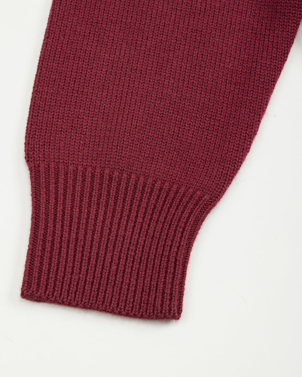 W'Menswear Track Sweater - Burgundy - Standard & Strange