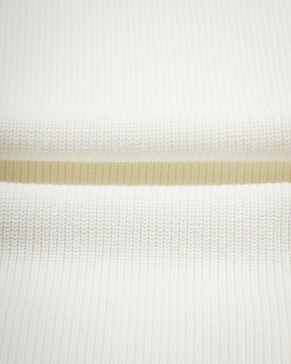 W'Menswear Waffle Pullover - Off-White - Standard & Strange