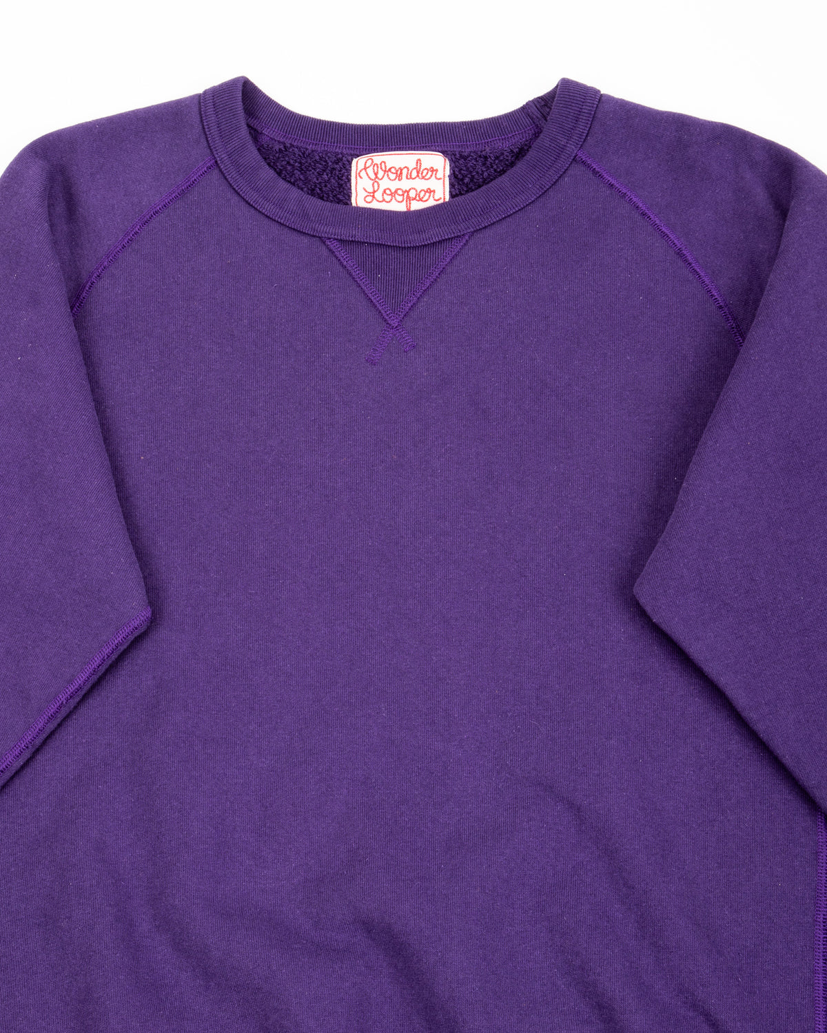 Wonder Looper Super Looper French Terry Pullover Crewneck - Purple - Standard & Strange