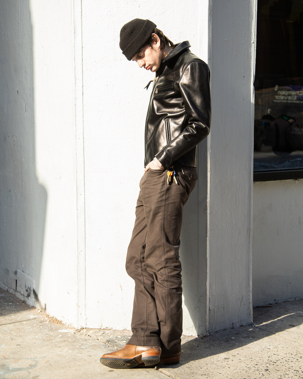 Y'2 Leather HV Horse Single Riders Jacket (HVR-42) - Black - Standard & Strange