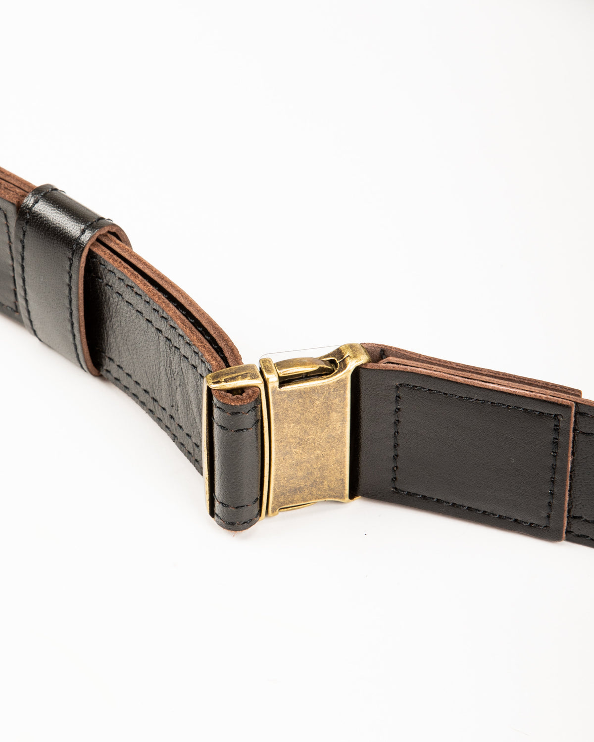 Y'2 Leather Horsehide Waist Bag - Black (BG-09) - Standard & Strange