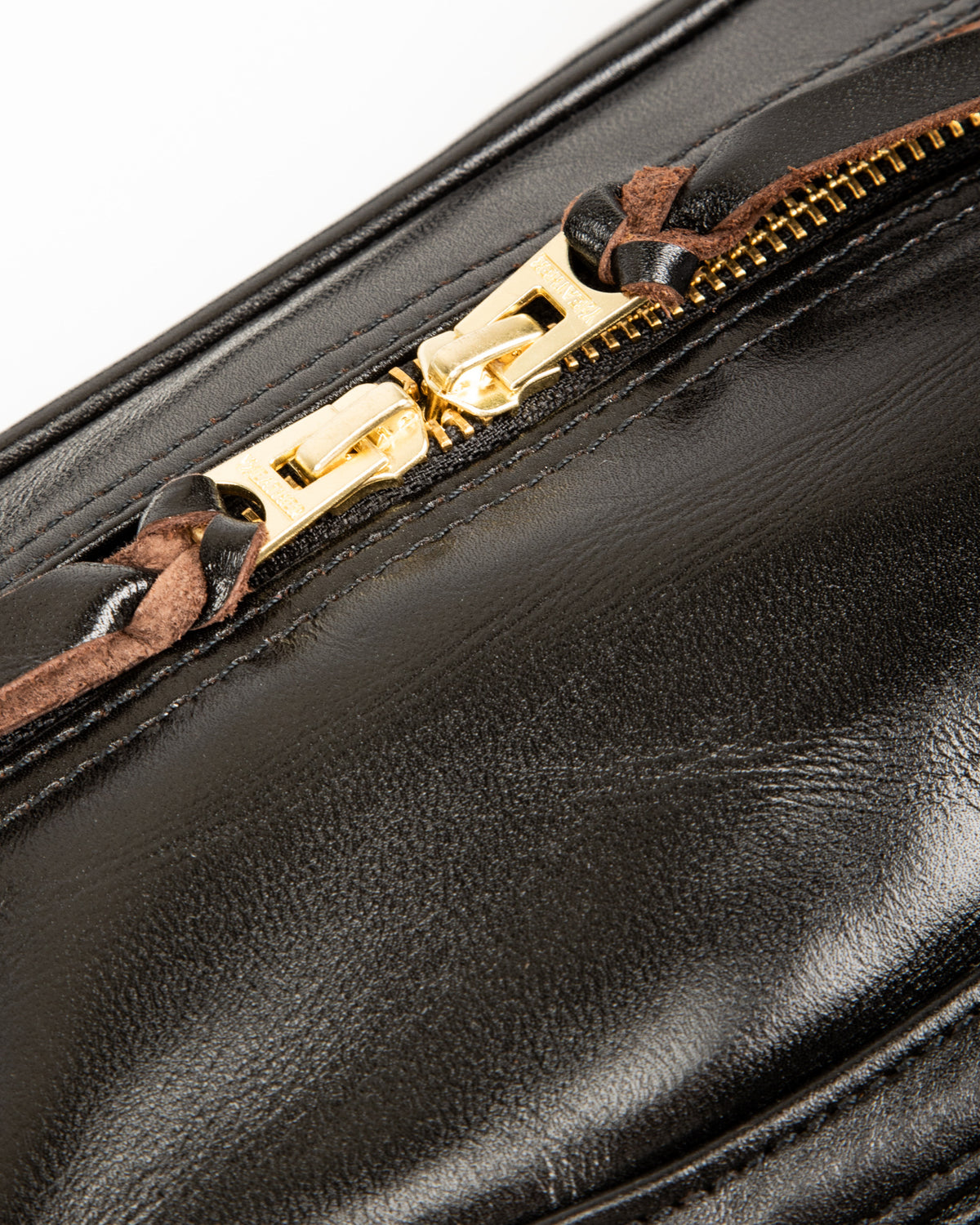 Y'2 Leather Horsehide Waist Bag - Black (BG-09) - Standard & Strange