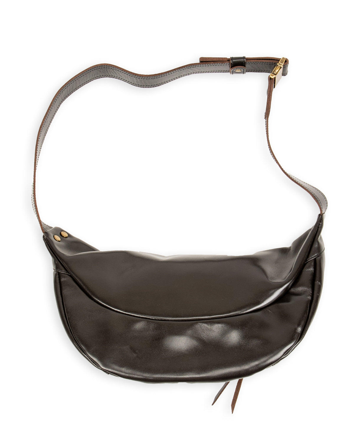 Y'2 Leather Horsehide Waist Bag - Black (BG-09) - Standard & Strange