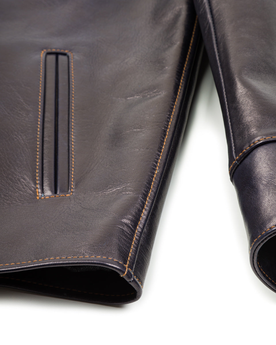 Y'2 Leather Indigo Horse Car Coat (IC-77) - Standard & Strange