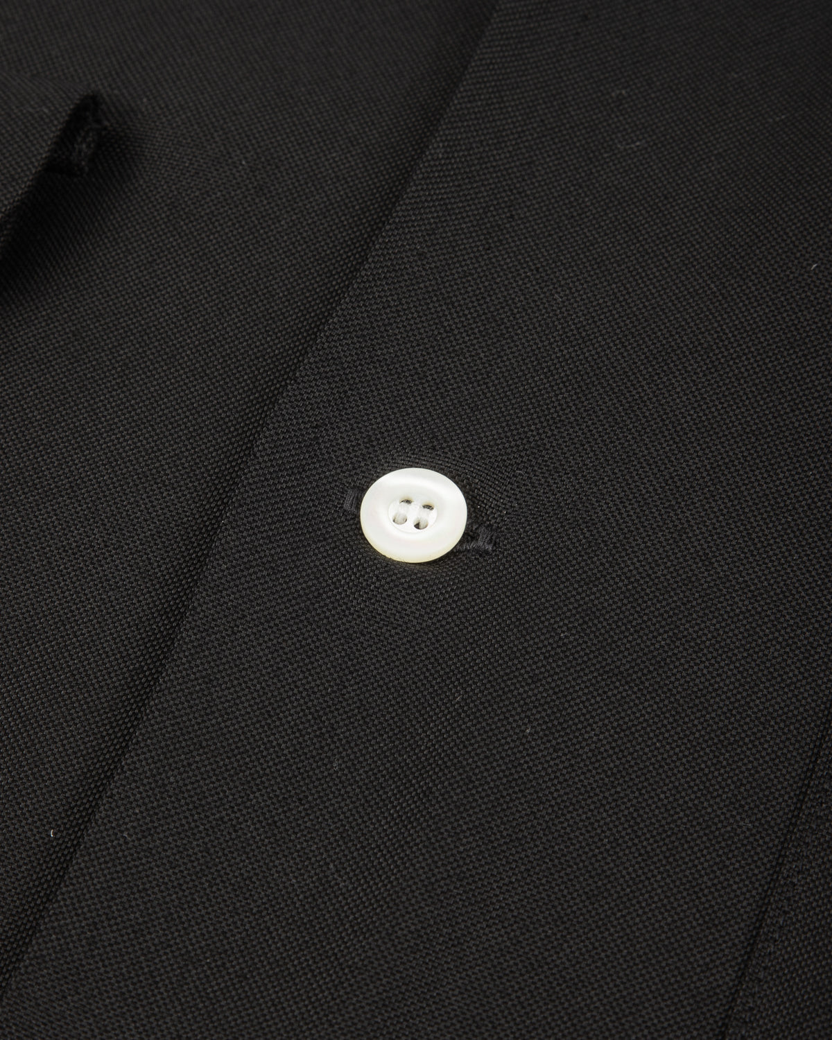 Flap Pocket Rayon S/S Shirt - Black