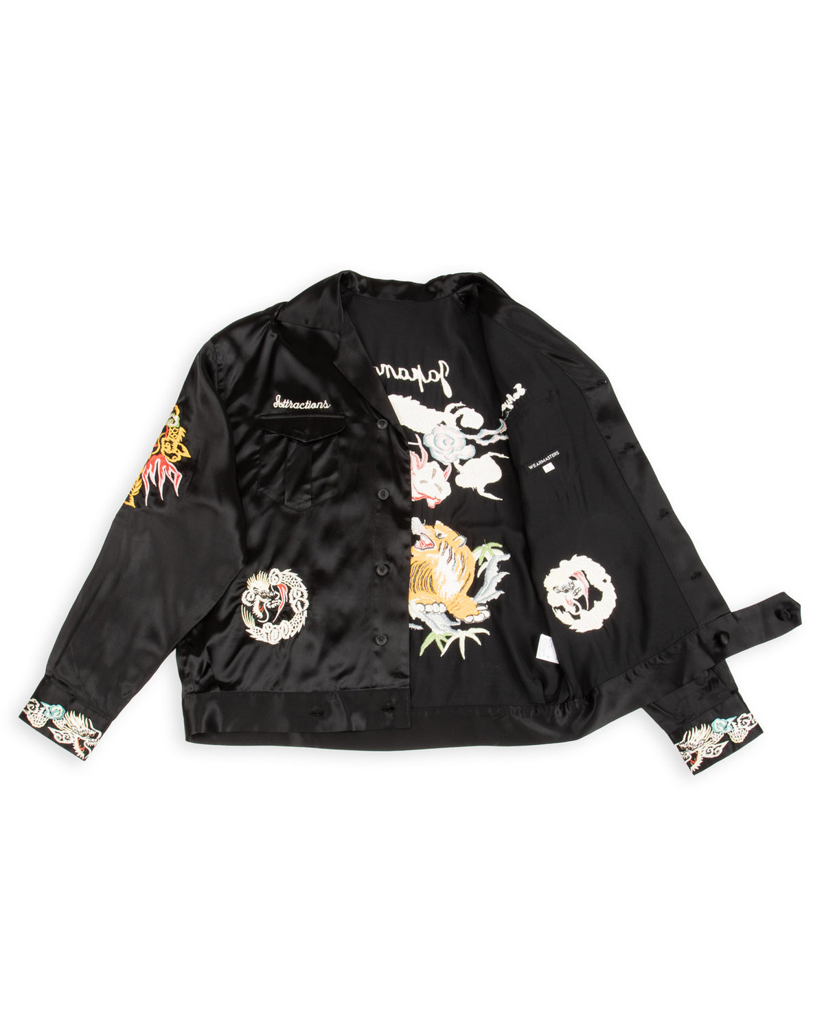 Attractions Lot.873 Souvenir Rayon Jacket - Black - Standard & Strange