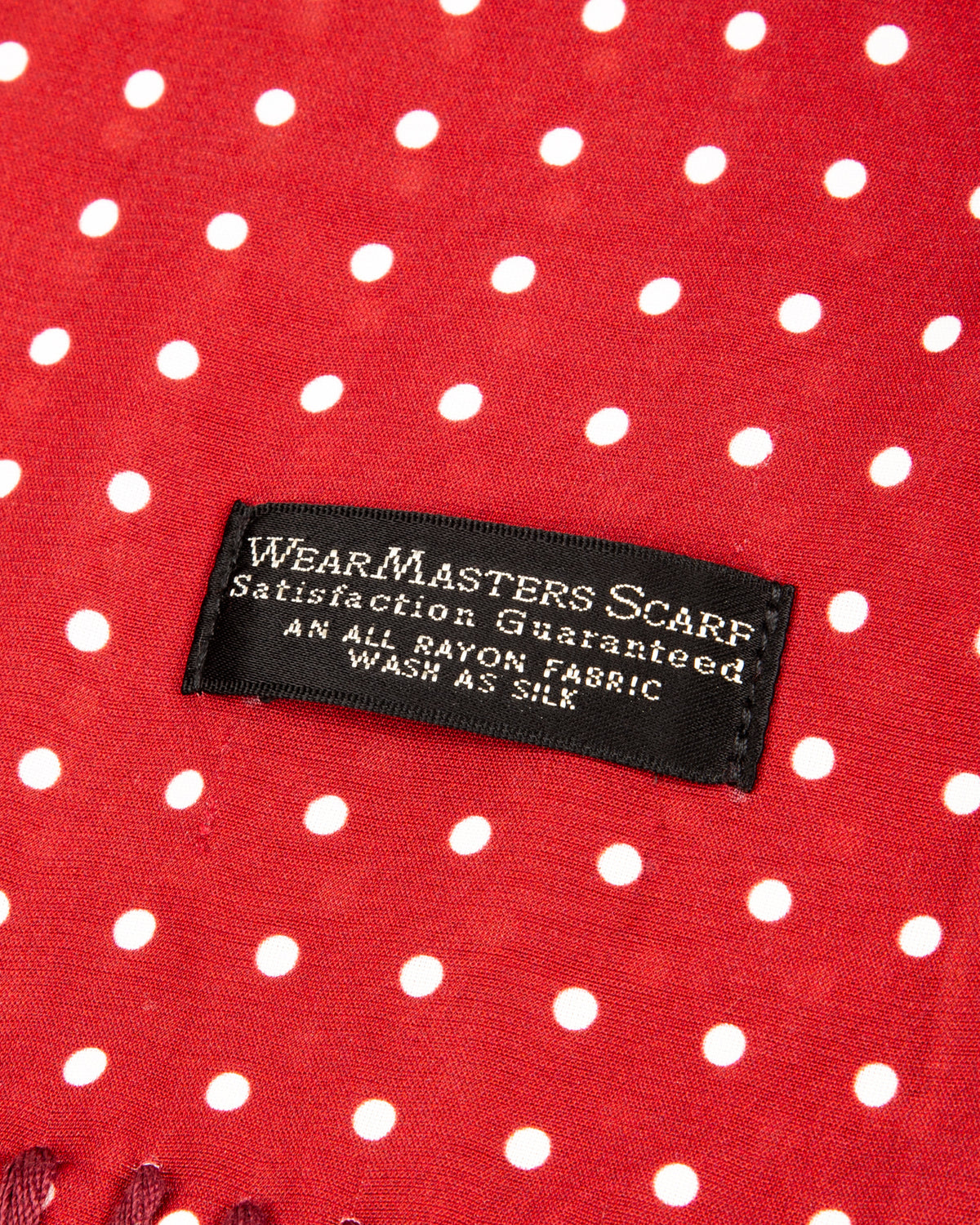 Attractions Wearmasters Rayon Scarf - Wine Dot - Standard & Strange