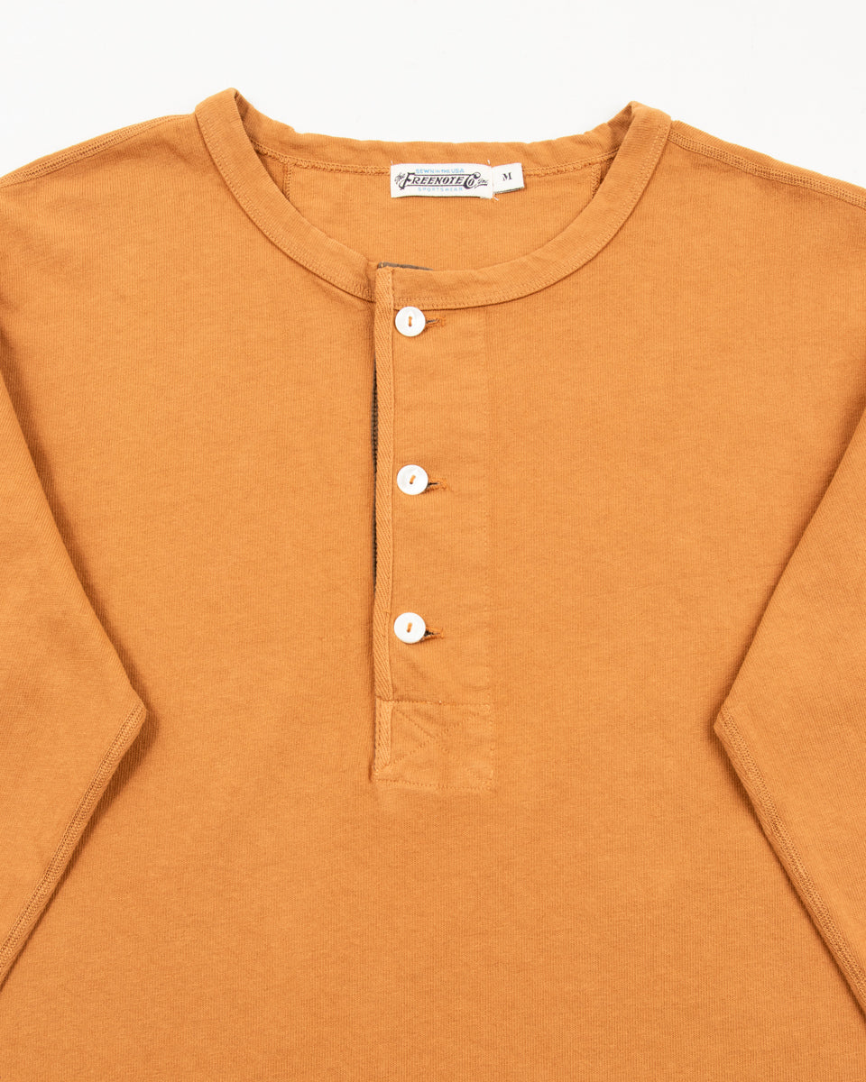Freenote 13oz Henley L/S - Tobacco - Standard & Strange
