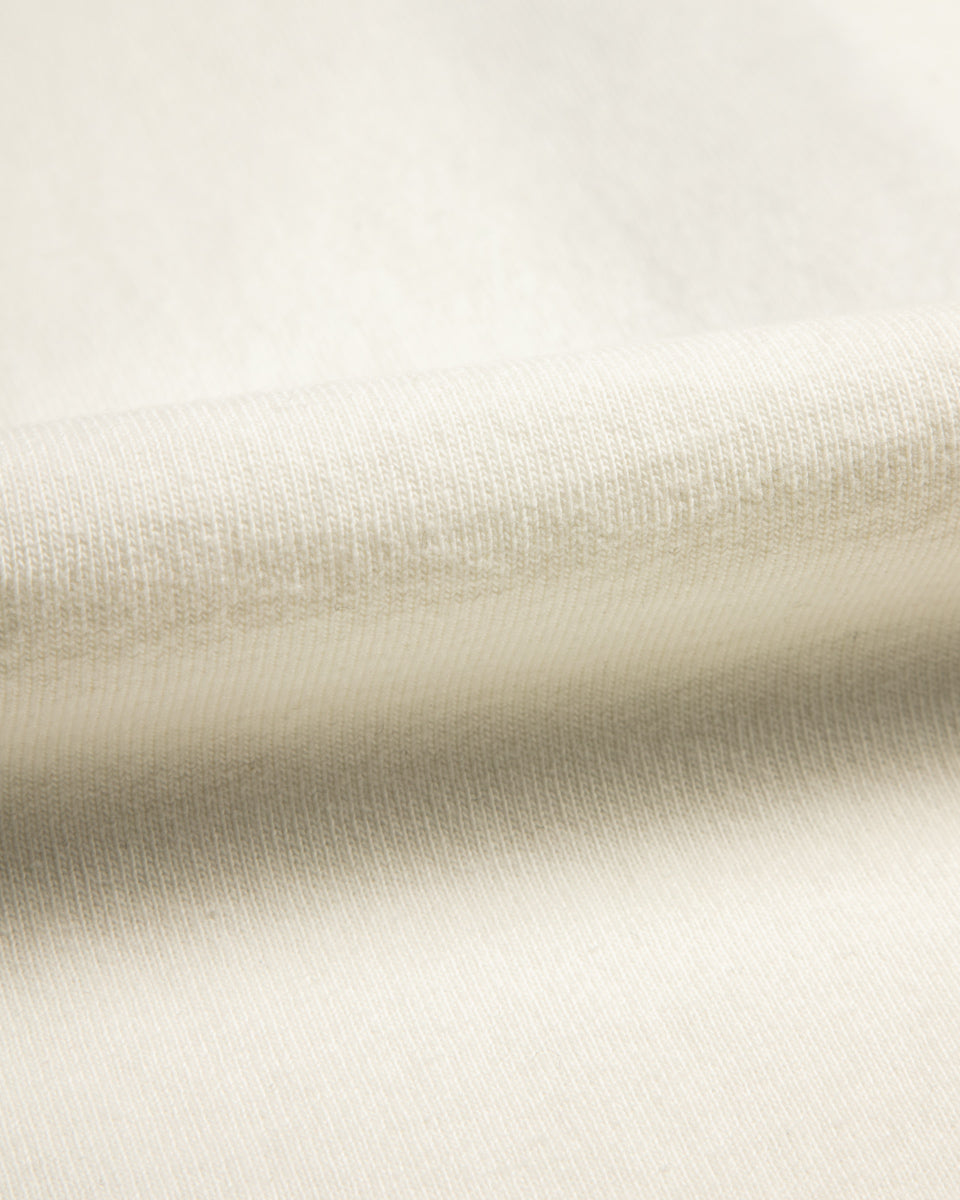 Freenote 13oz Henley L/S - White - Standard & Strange