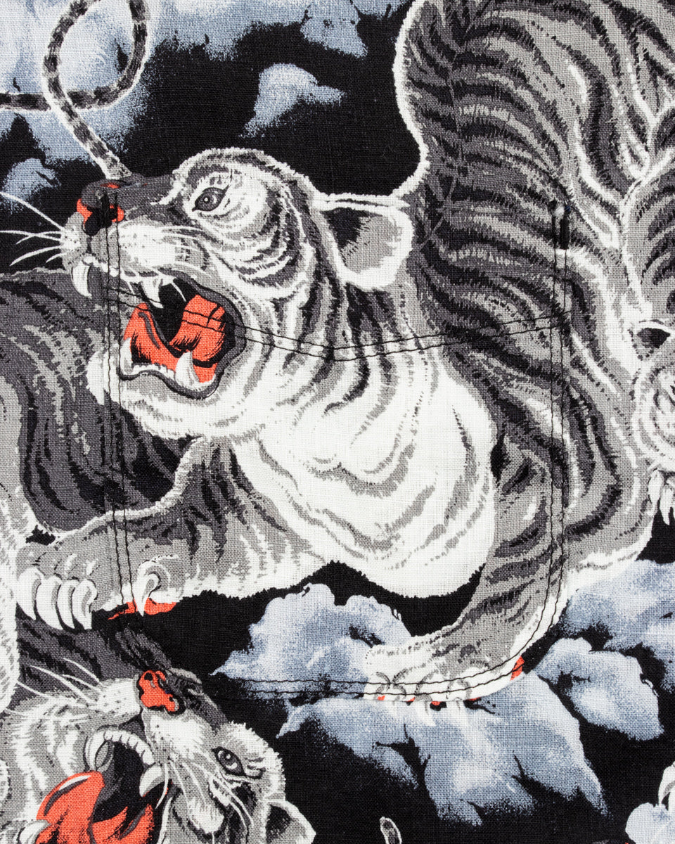 Freenote Hawaiian Shirt - Black Tiger - Standard & Strange