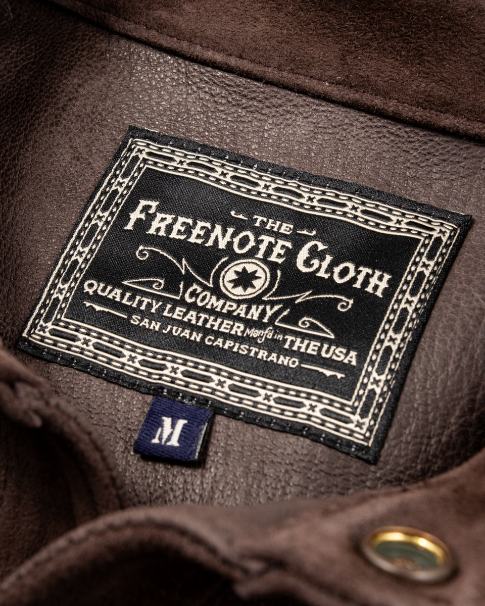 Freenote Packard Western Shirt - Chocolate Goatskin - Standard & Strange