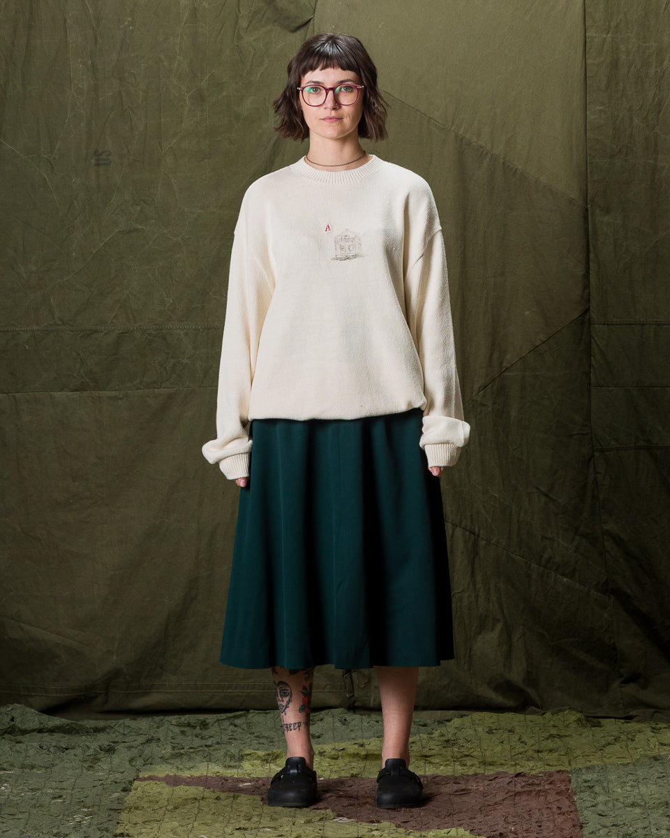 Gorsch Bauerin Tuck Flared Skirt - Deep Green - Standard & Strange