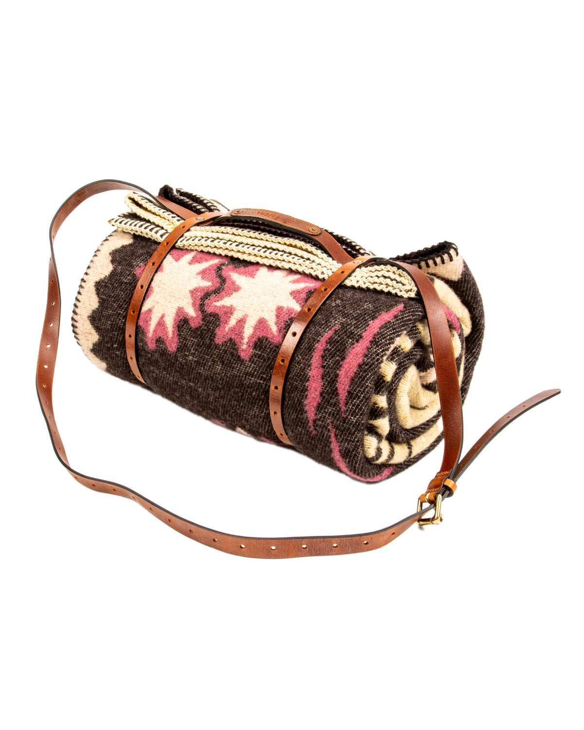Indigofera Blanket Carrier - Brown with Brass - Standard & Strange