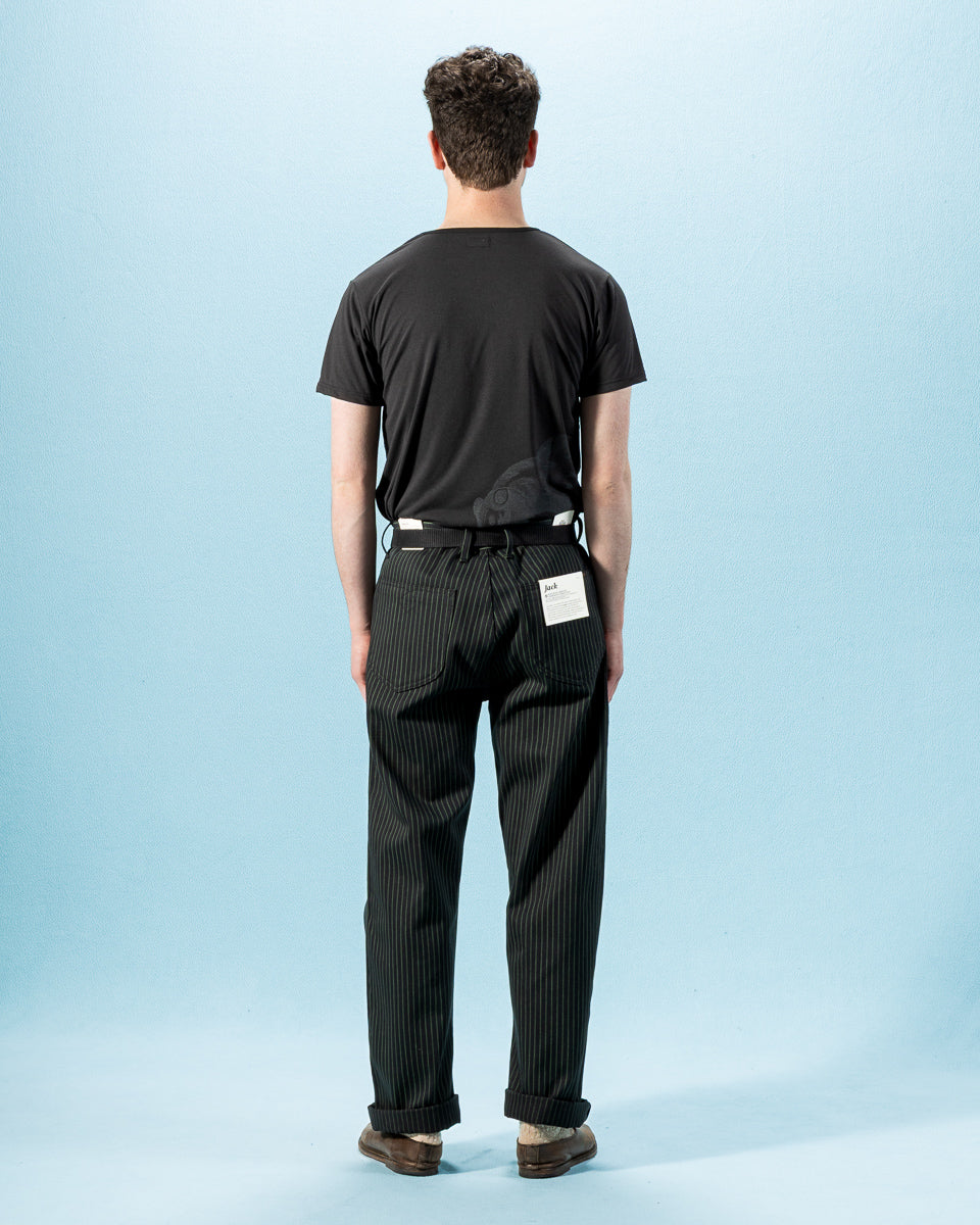 Indigofera Jack Pant - Viridescent Stripe - Standard & Strange