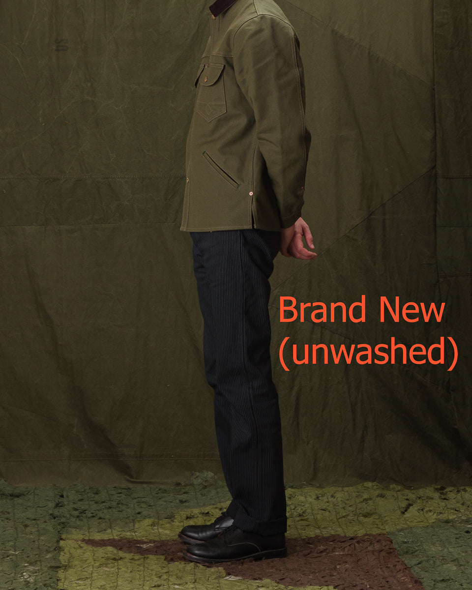 Indigofera Swearengen Pant - Grey/Black Hickory Stripe - Standard & Strange