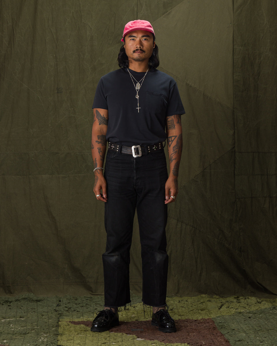 Indigofera Wilson Pocket Tee - Marshall Black - Standard & Strange