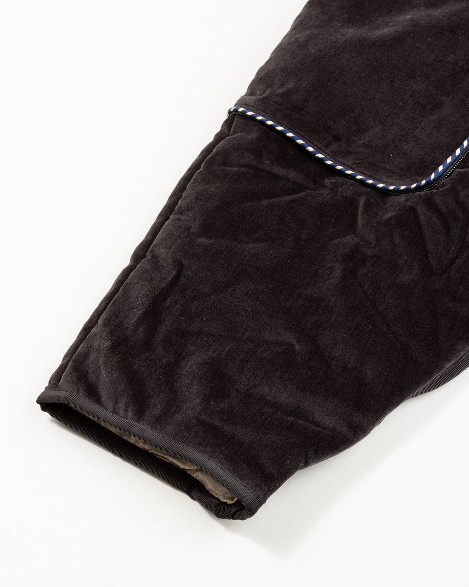 Kapital Velveteen KESA SHAM BOMBER JKT (Beautiful FRANCE) - Black 3 - Standard & Strange