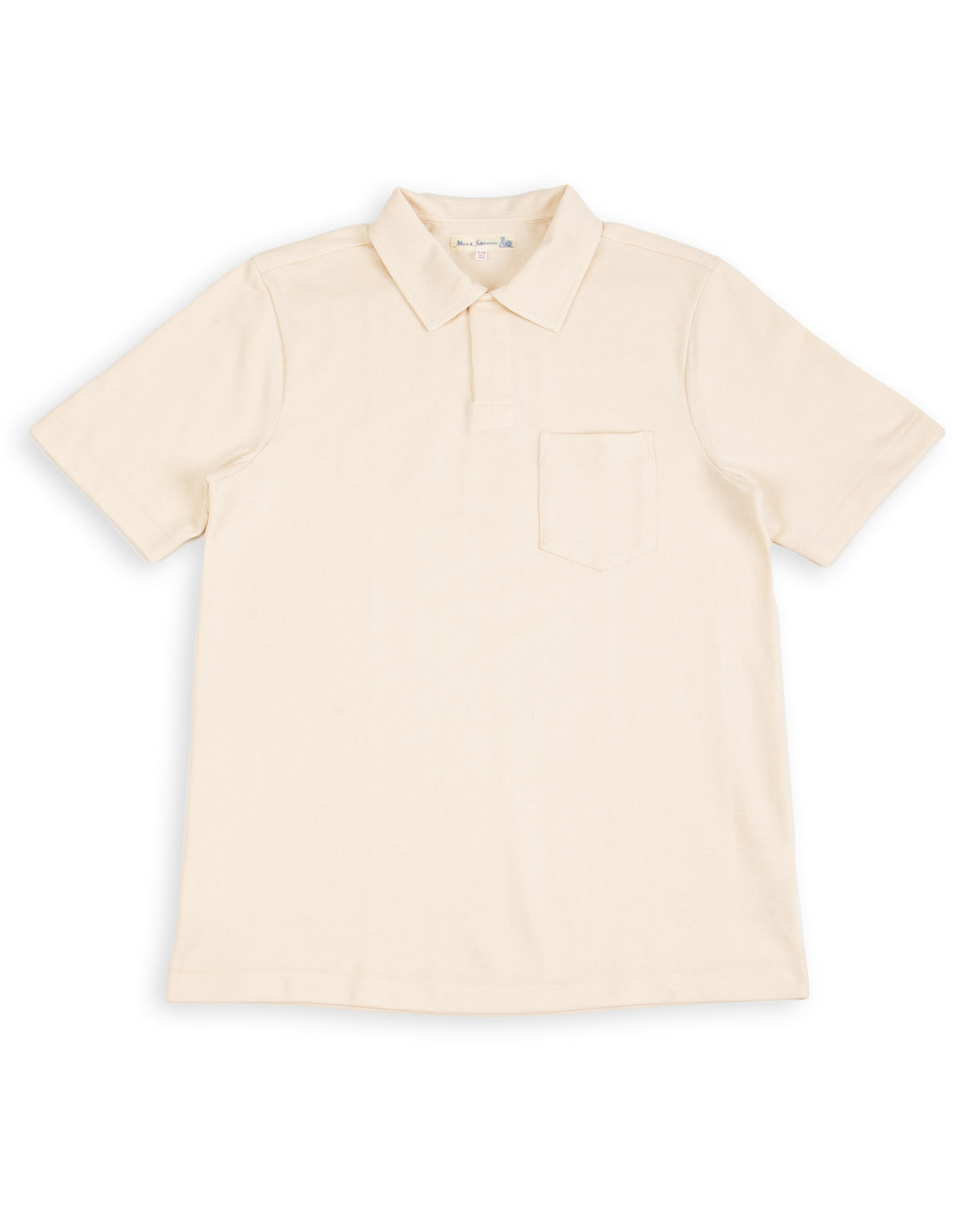 Merz b. Schwanen 2PKPL Polo Shirt w/ Pocket - Nature - Standard & Strange