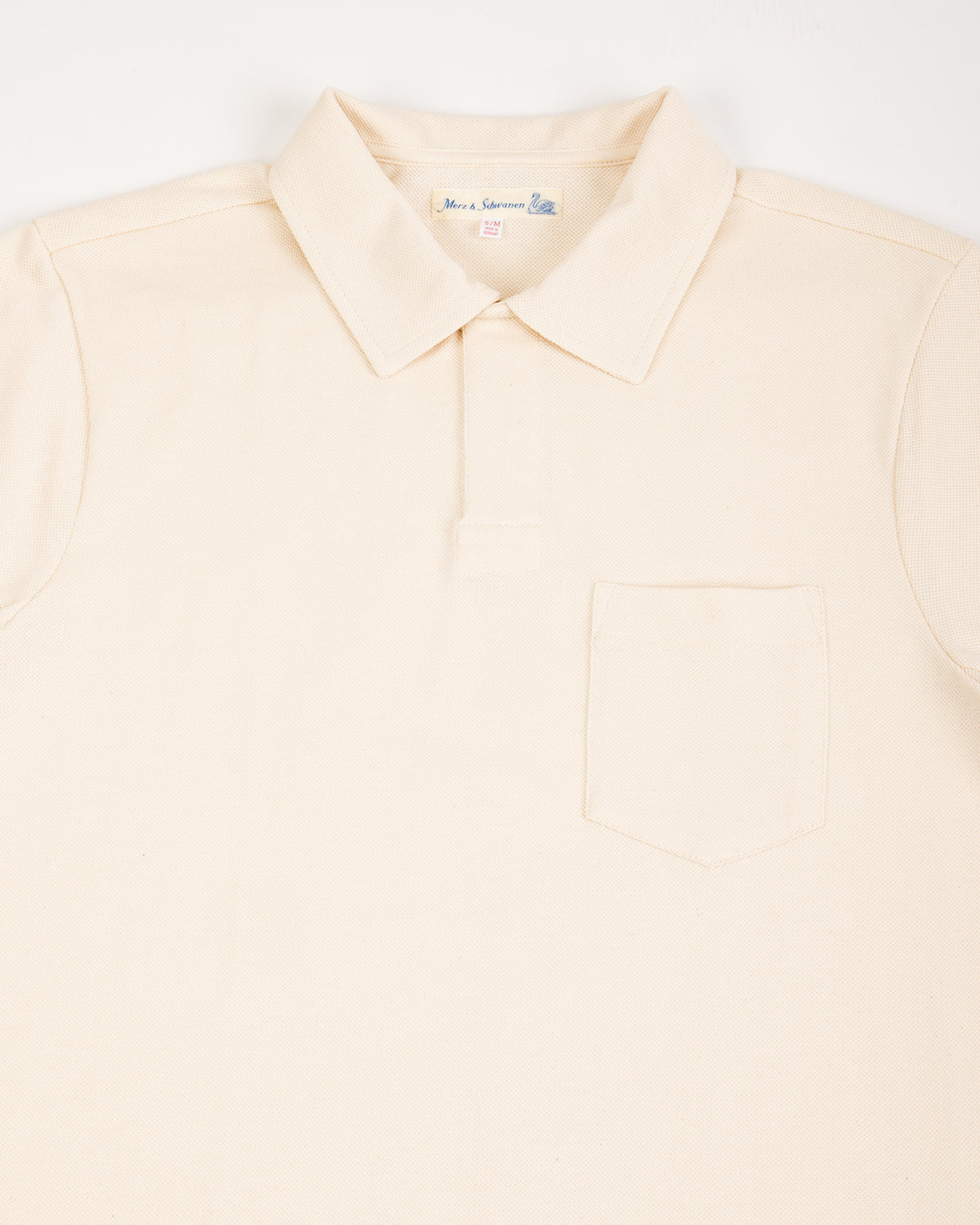 Merz b. Schwanen 2PKPL Polo Shirt w/ Pocket - Nature - Standard & Strange