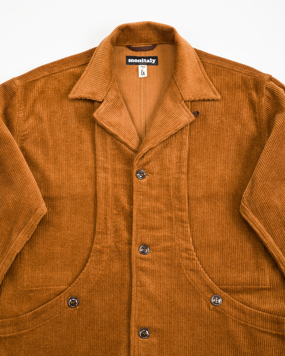 Monitaly Harvester Jacket - Chestnut 8-Wale Corduroy - Standard & Strange