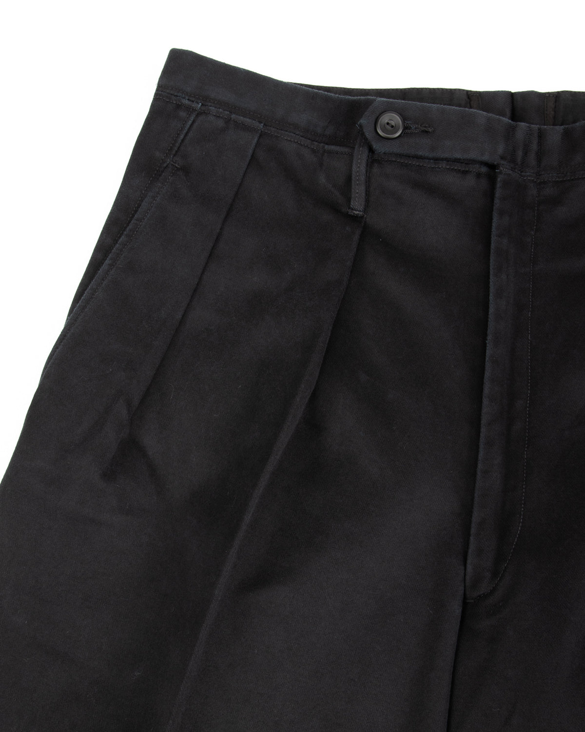 MotivMfg Bund Trousers - Black Super Cotton Sateen - Standard & Strange