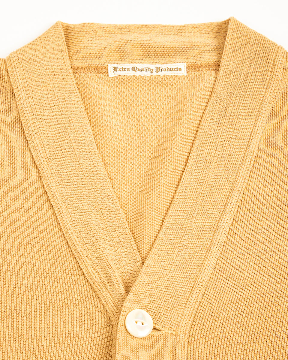 Olde Homesteader Extra Cotton Jersey Cardigan - Golden Yellow - Standard & Strange