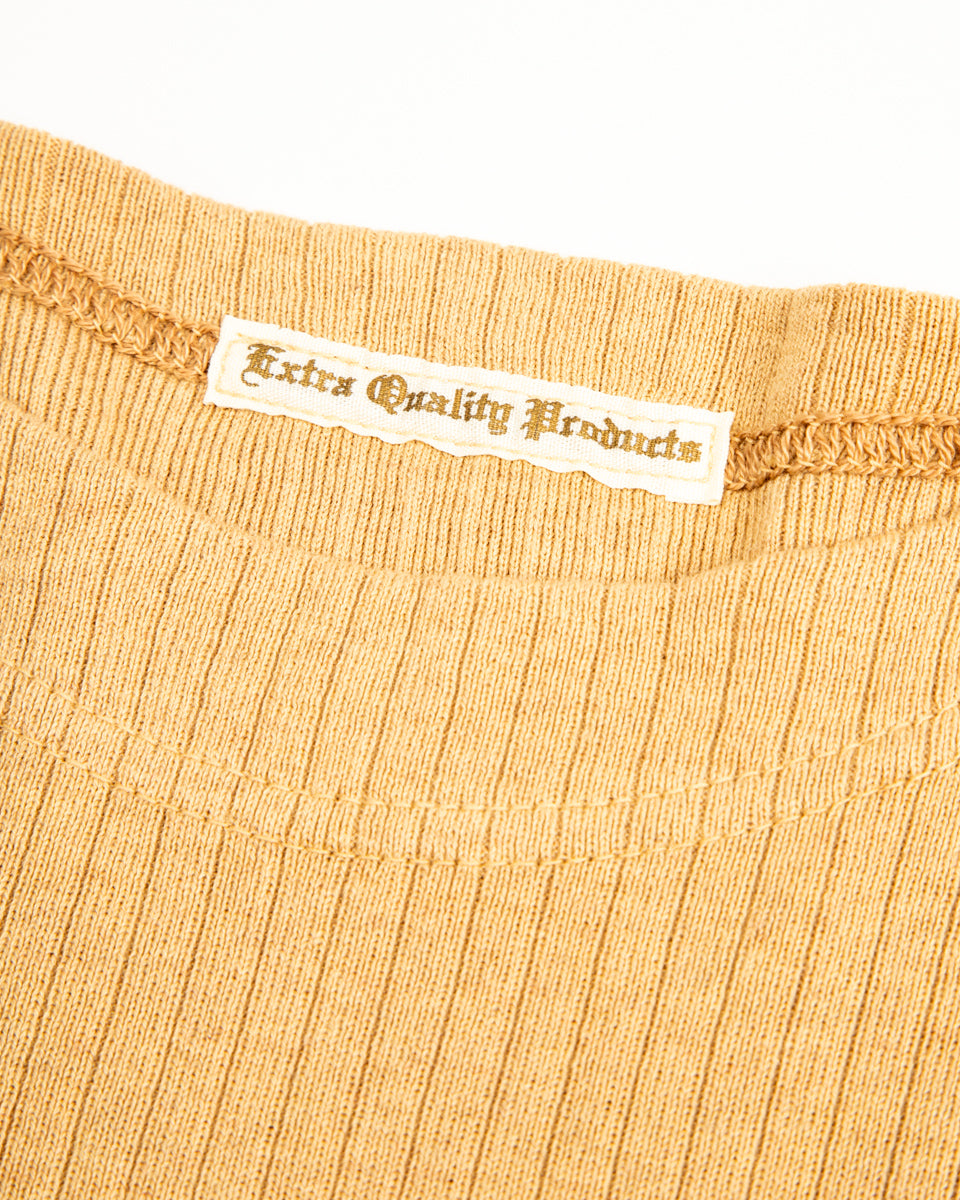 Olde Homesteader Extra Cotton Rib Crewneck L/S - Golden Yellow - Standard & Strange