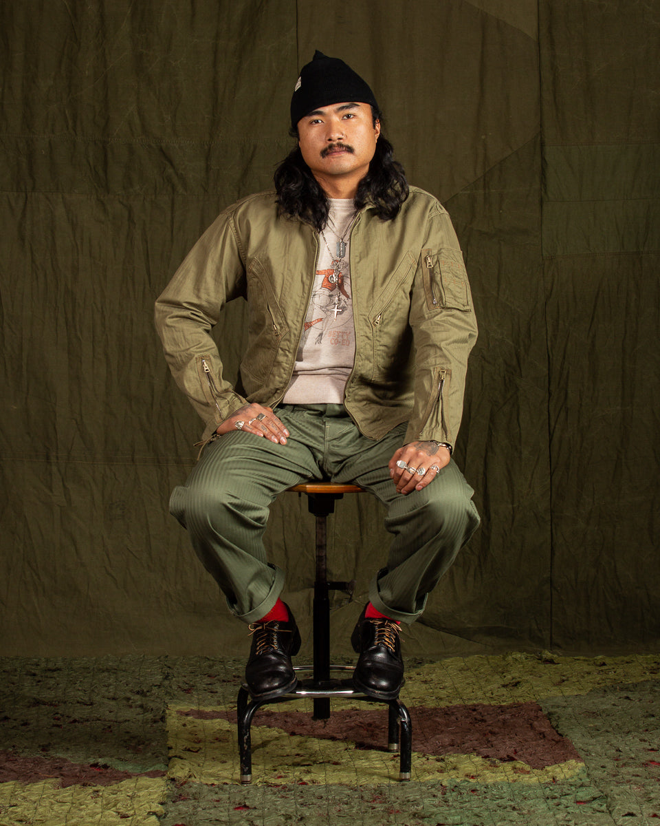 Papa Nui Atoll Flyers Jacket - HBT - Standard & Strange