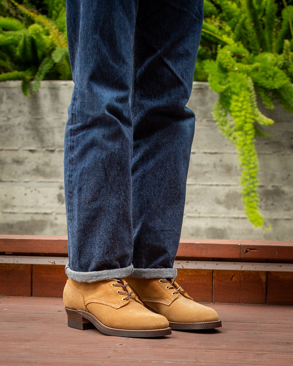 Rolling Dub Trio Griffin Plain Toe Boots - Beige Suede - Standard & Strange