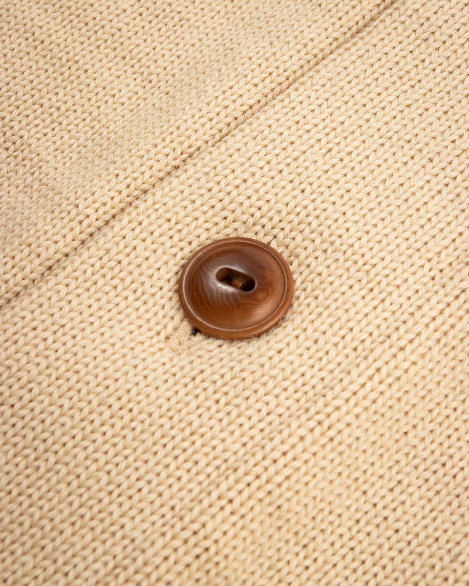 The Real McCoy's 30s Hooded Knit Sweater - Ecru - Standard & Strange