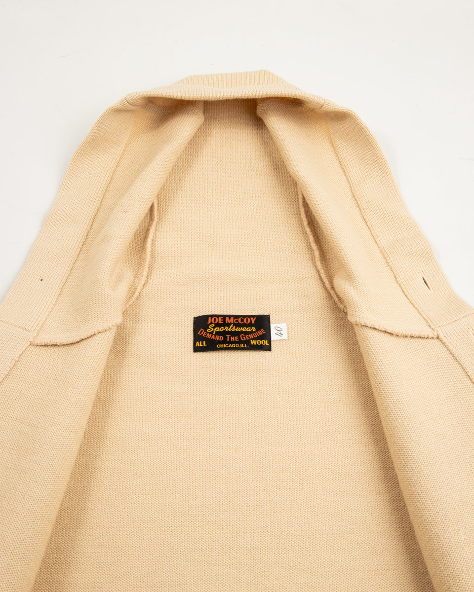 The Real McCoy's 30s Hooded Knit Sweater - Ecru - Standard & Strange